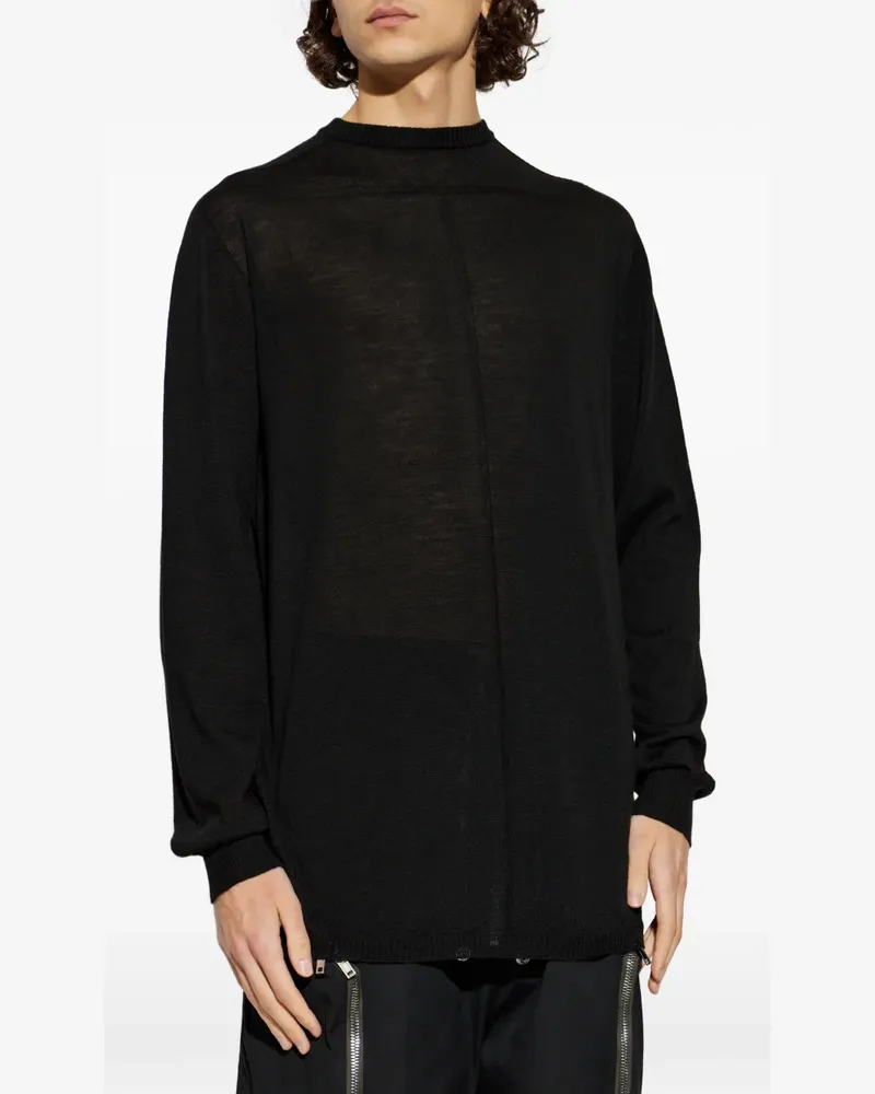 Rick Owens mock-neck sweater - Schwarz Schwarz