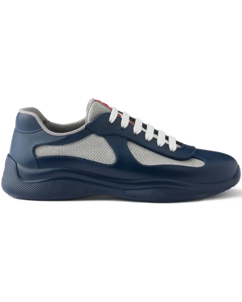 Prada America's Cup Sneakers mit Bike-Patch - Blau Blau