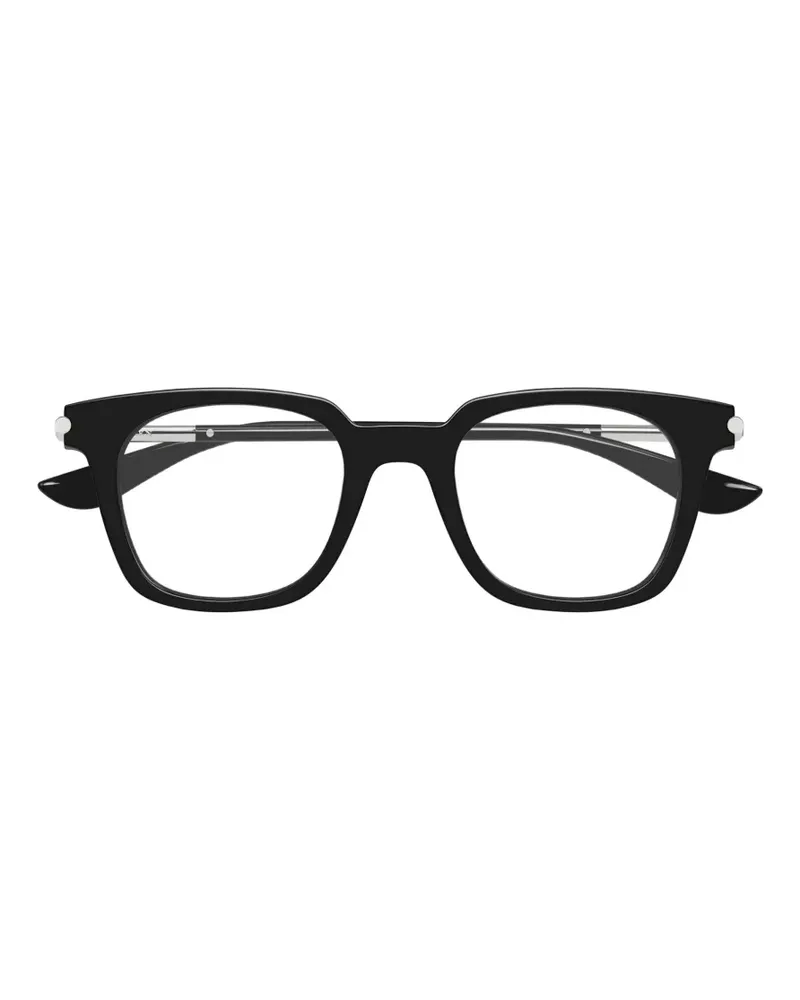 Alexander McQueen square-frame glasses - Schwarz Schwarz