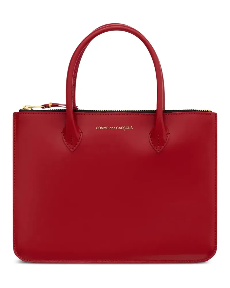 Comme des Garçons Tote Bag mit Reißverschluss - Rot Rot