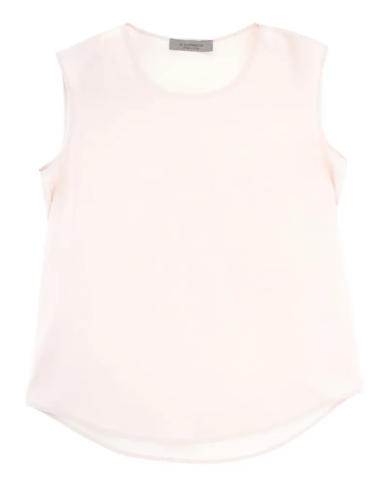 D.EXTERIOR Top mit U-Ausschnitt - Rosa Rosa