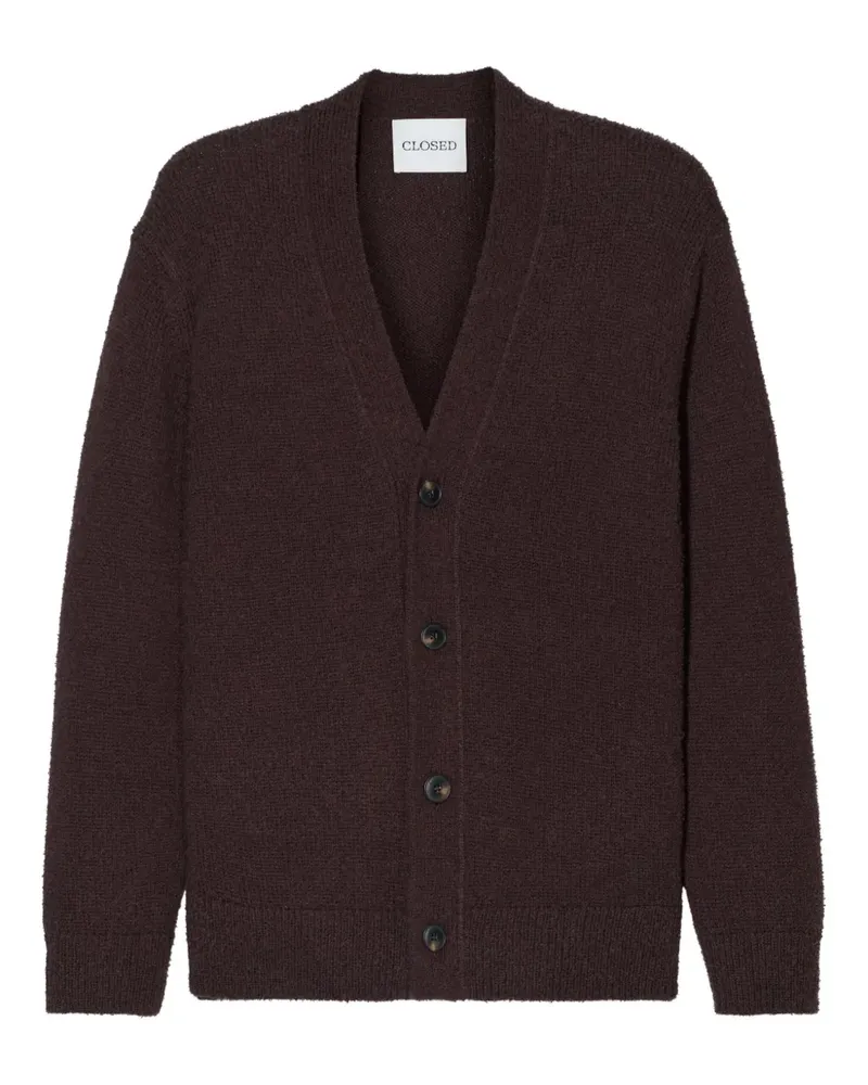 Closed Strukturierter Cardigan mit Knopfleiste - Braun Braun