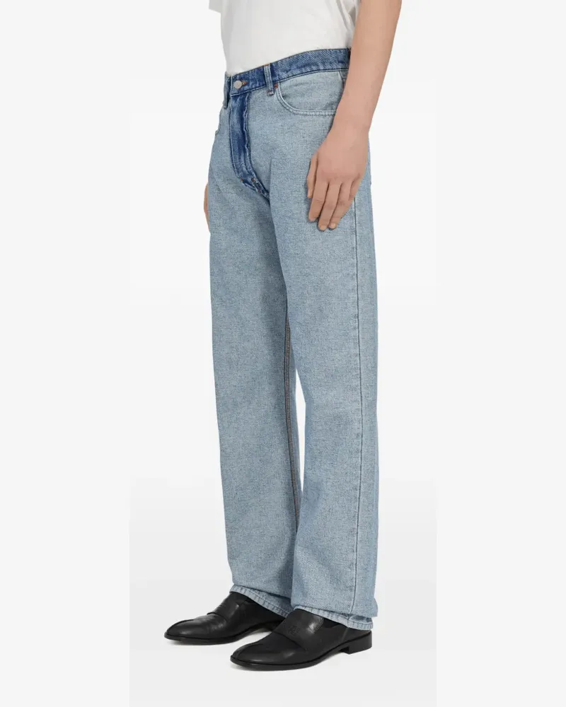 Maison Margiela Jeans im Inside-Out-Look - Blau Blau