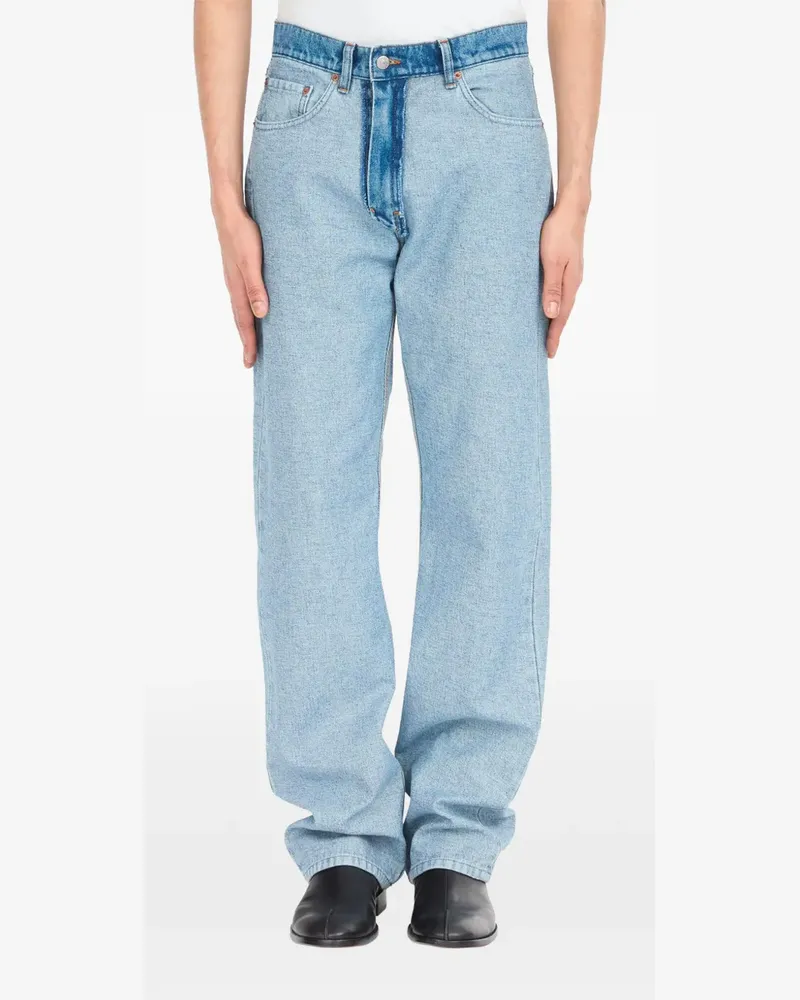 Maison Margiela Jeans im Inside-Out-Look - Blau Blau