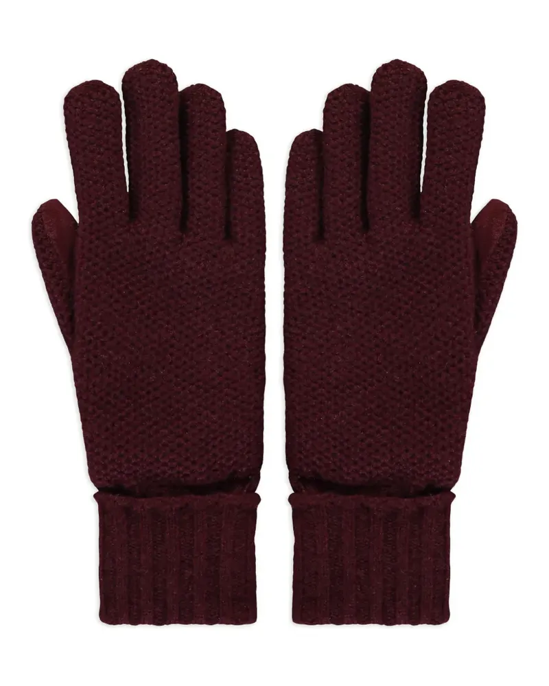 MOORER Gestrickte Handschuhe - Rot Rot
