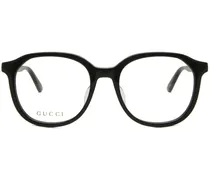 Brille mit rundem Gestell - Schwarz