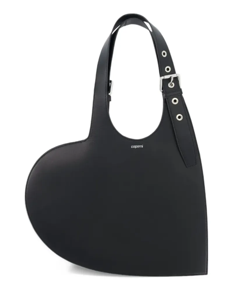 COPERNI Belt Heart Tote Bag mit Schnalle - Schwarz Schwarz