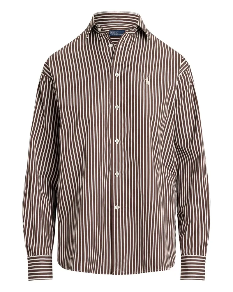 Ralph Lauren Gestreiftes Hemd - Braun Braun
