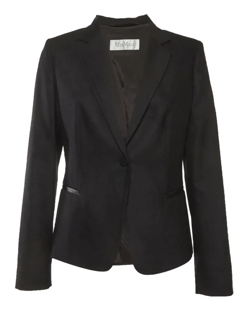 Max Mara single-breasted blazer - Schwarz Schwarz