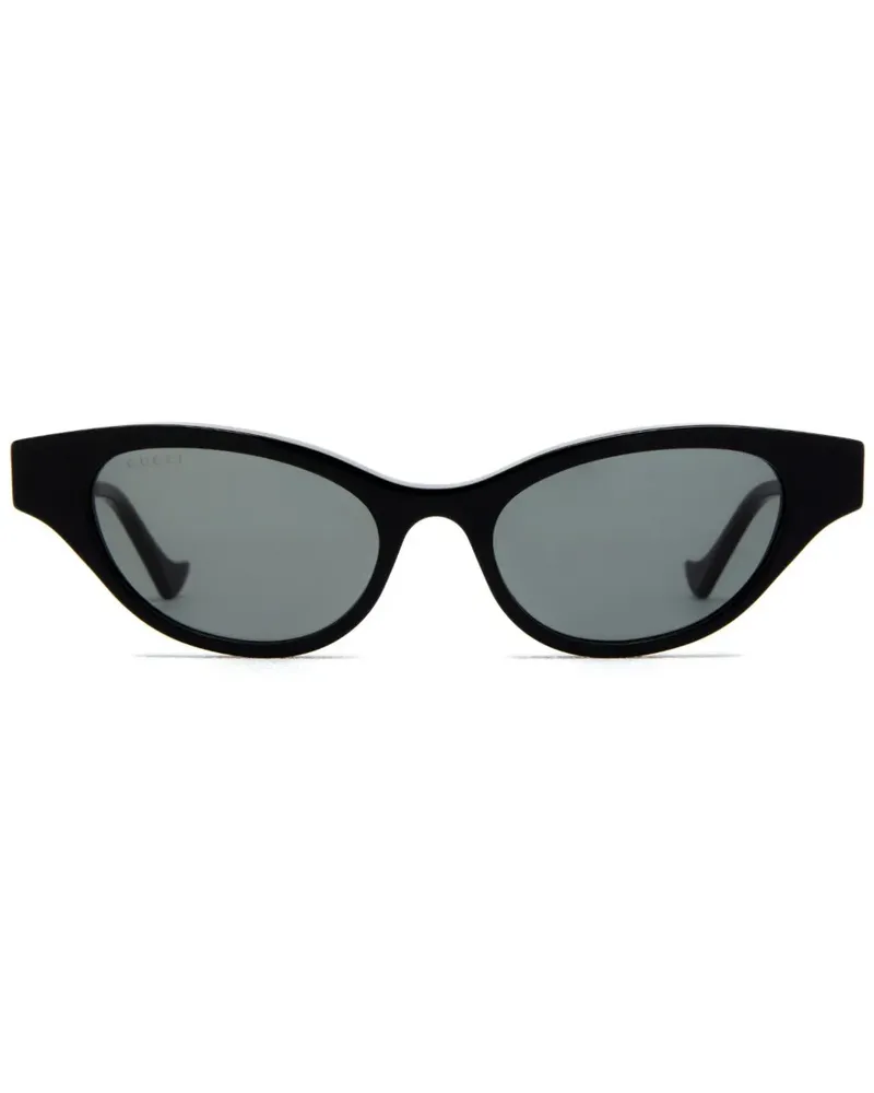 Gucci Sonnenbrille mit Cat-Eye-Gestell - Schwarz Schwarz