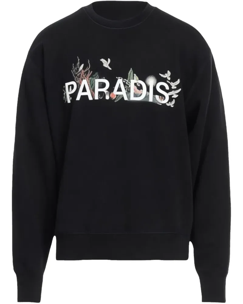 3PARADIS Sweatshirt mit Logo-Print - Schwarz Schwarz
