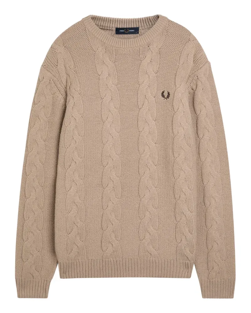 Fred Perry cable knit sweater - Nude Nude