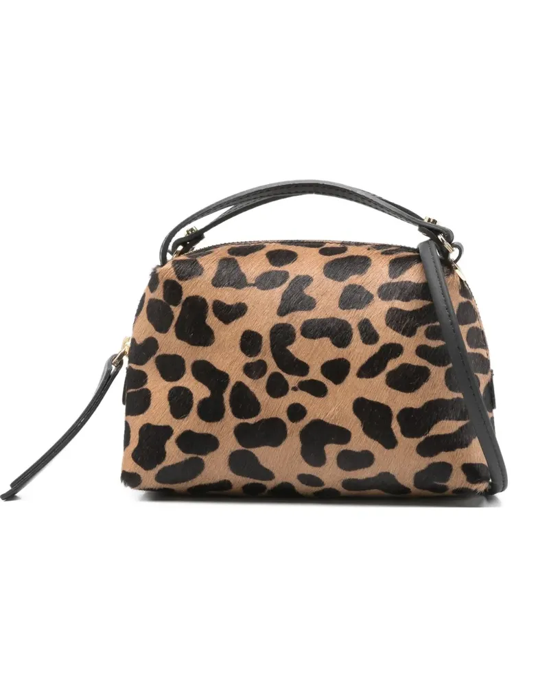Gianni Chiarini Alifa Tote Bag mit Leoparden-Print - Braun Braun