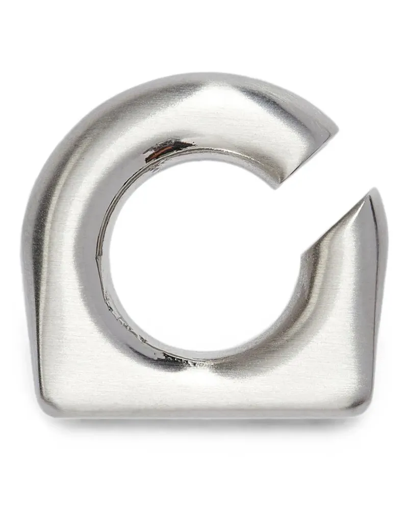 Rick Owens Prong ear cuff - Silber Silber