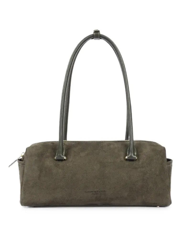 Lancaster Schultertasche mit Wildleder-Finish - Grün Grün