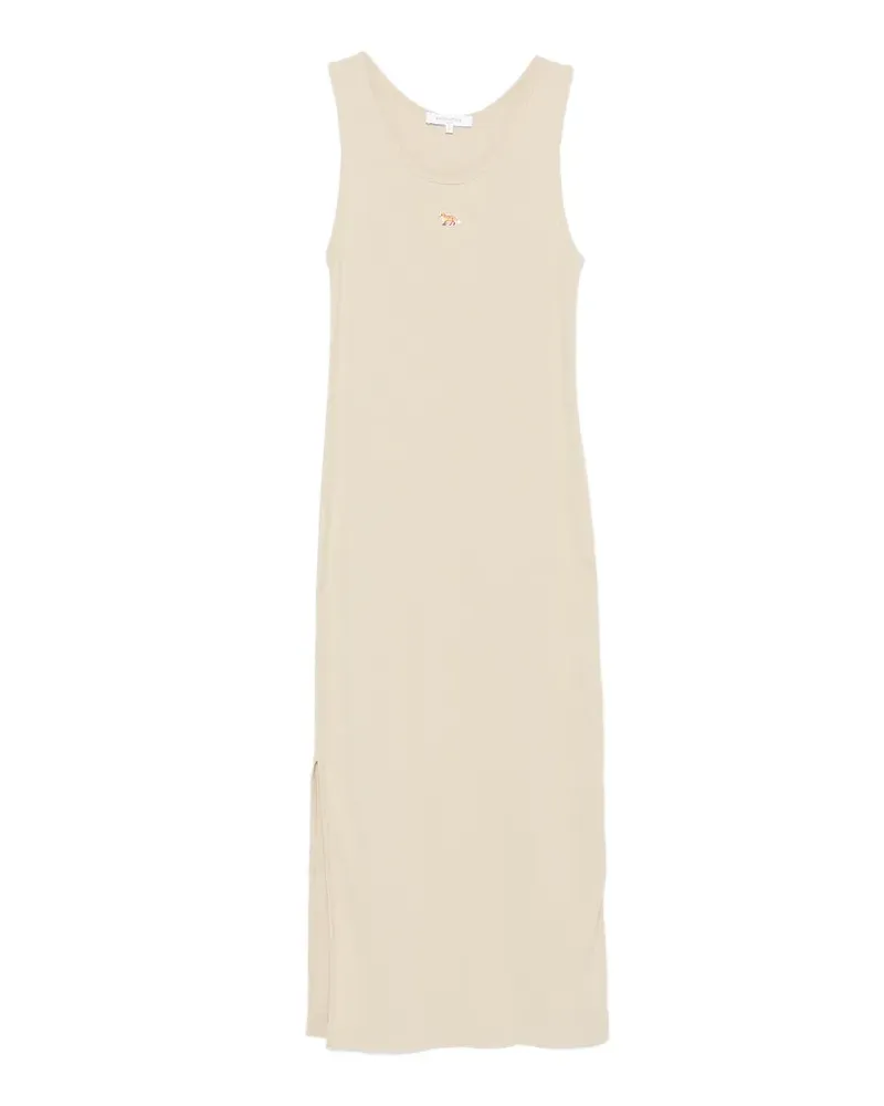 Kitsuné Besticktes Midikleid mit Schlitz - Nude Nude