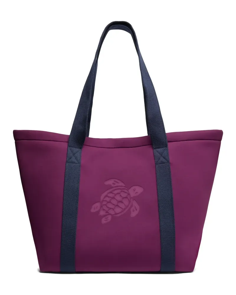 Vilebrequin logo-detail beach bag - Violett Violett