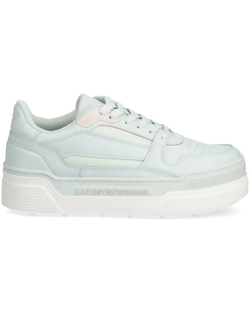 EA7 Sneakers mit Kontrasteinsätzen - Blau Blau