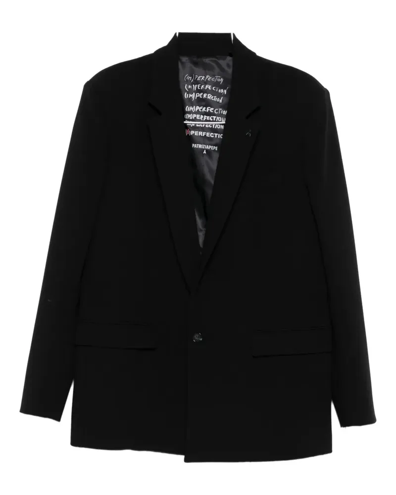 Patrizia Pepe Wendbare (IM)PERFECTION Jacke - Schwarz Schwarz