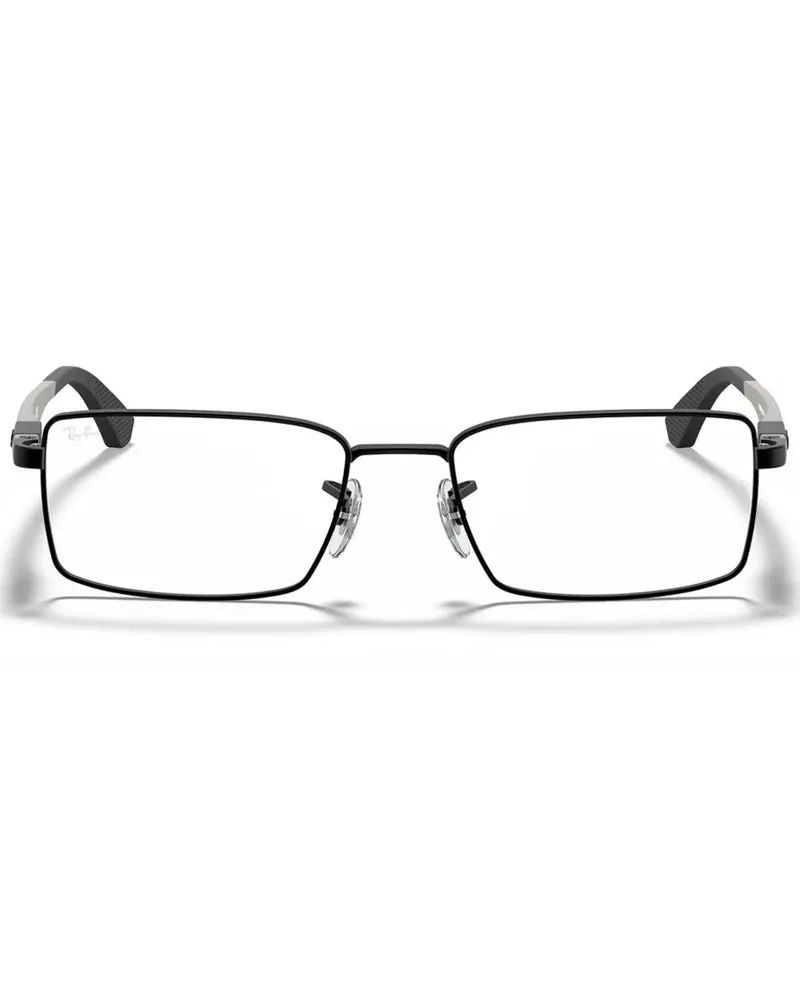 Ray Ban Brille mit eckigem Gestell - Schwarz Schwarz