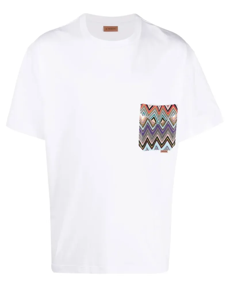 Missoni T-Shirt mit Rundhalsausschnitt - Weiß Weiß