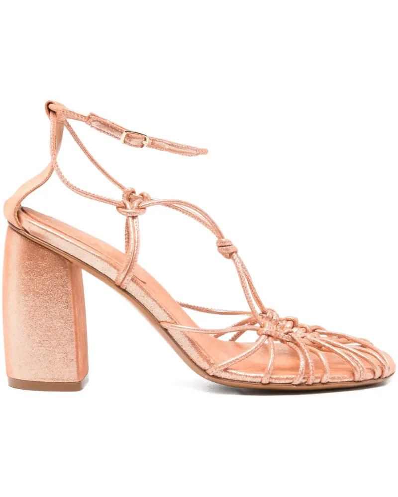 forte_forte Sandalen mit Knotendetail - Rosa Rosa