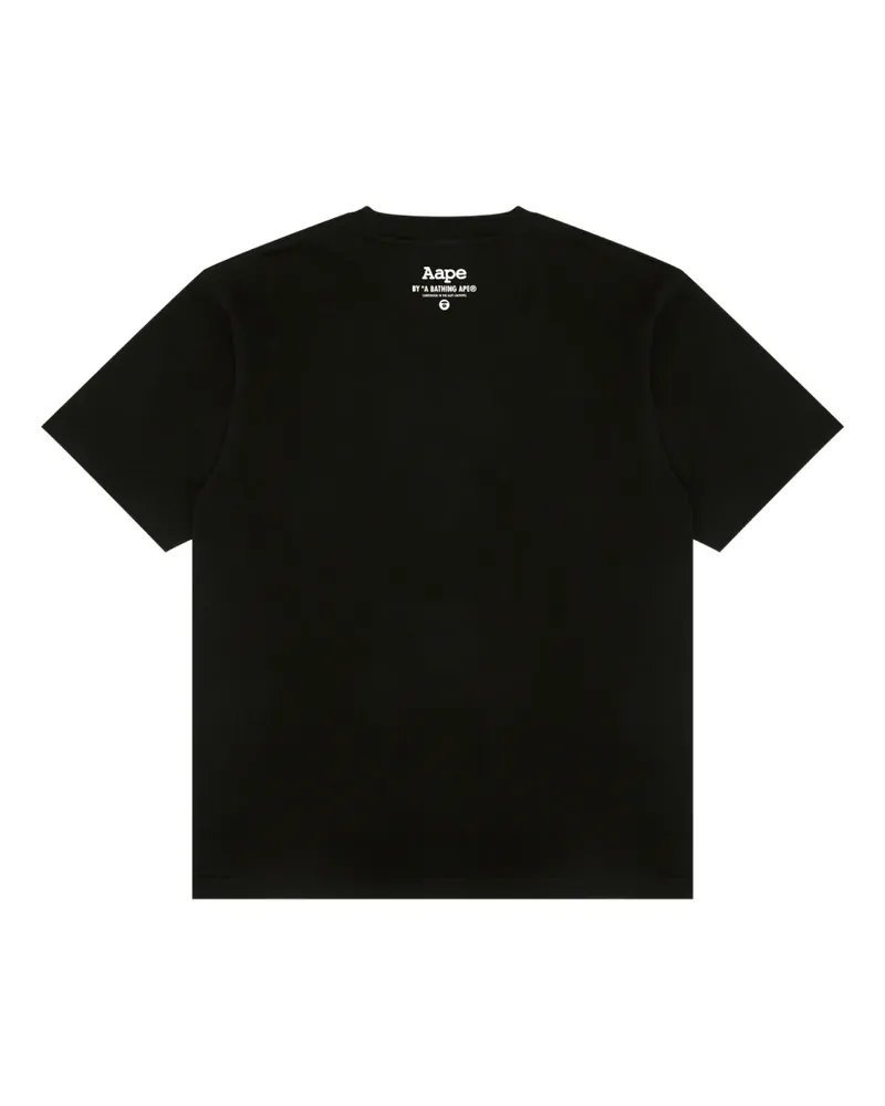 BAPE T-Shirt mit grafischem Print - Schwarz Schwarz