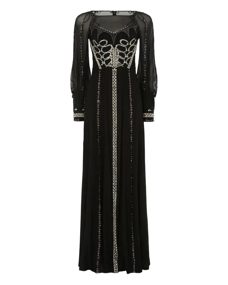 Temperley London Sofia Abendkleid - Schwarz Schwarz
