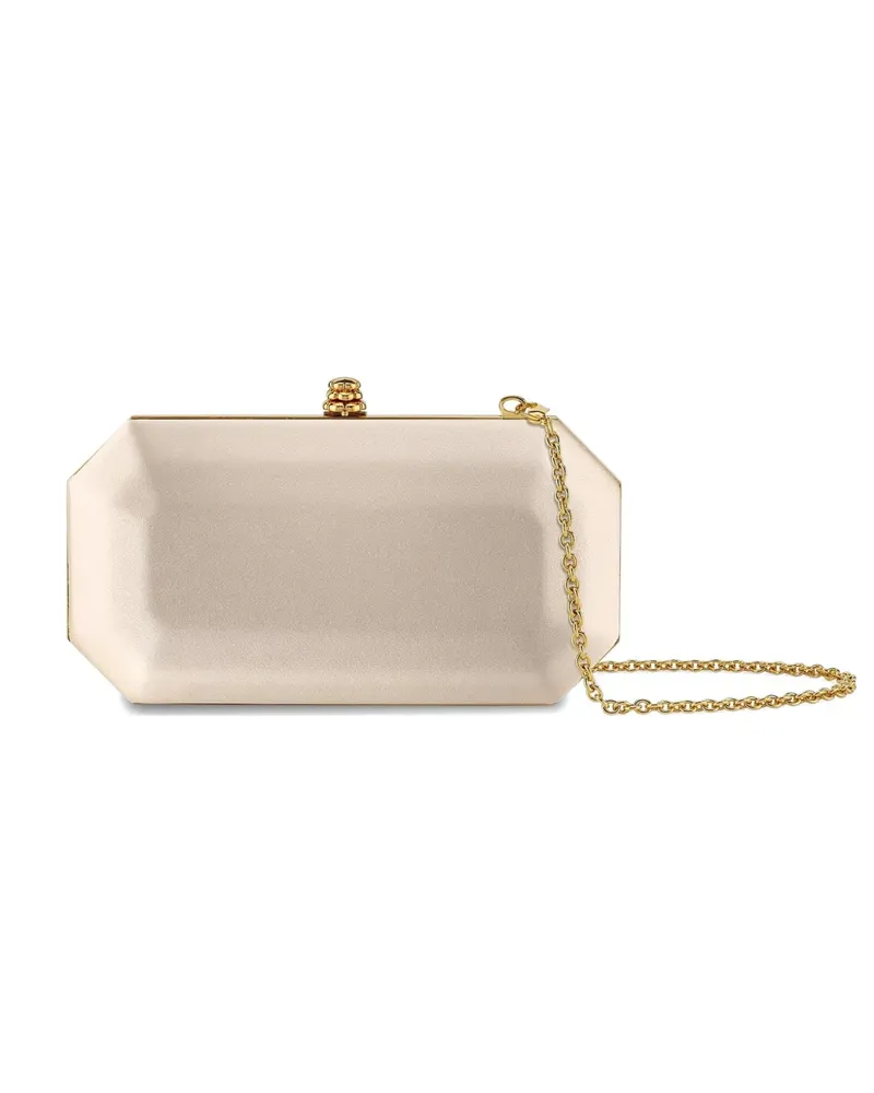 Tyler Ellis small Perry clutch bag - Nude Nude