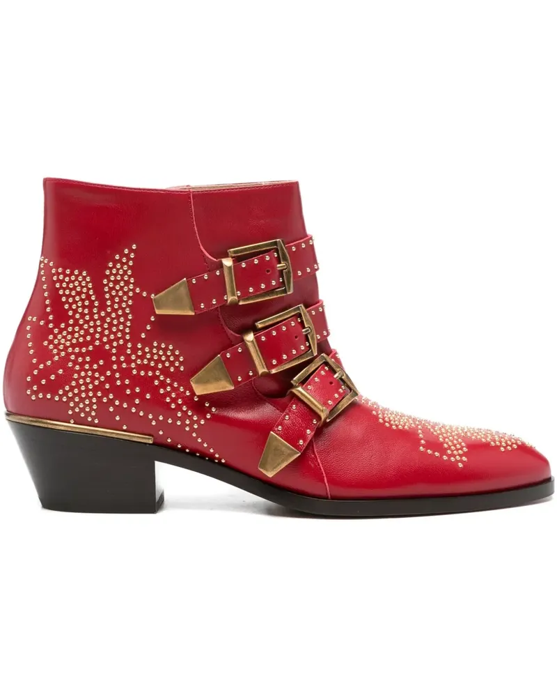Chloé Susanna Stiefel mit Nieten 40mm - Rot Rot