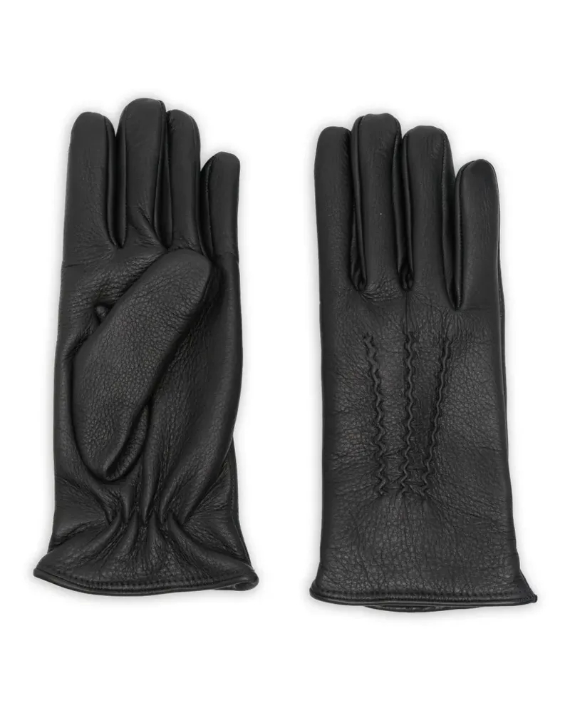 LARDINI Handschuhe aus Hirschleder - Schwarz Schwarz