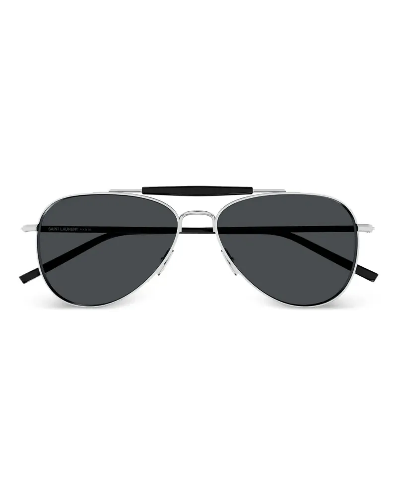 Saint Laurent pilot-frame sunglasses - Silber Silber