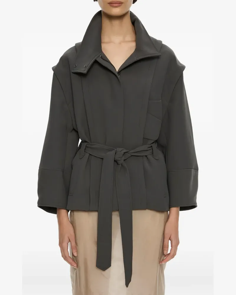 Christopher Esber Virelle Parapet Jacke mit Gürtel - Grün Grün