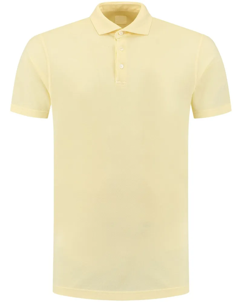Fedeli Gestricktes Poloshirt - Gelb Gelb