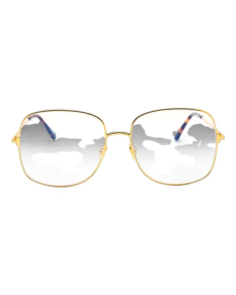 Tom Ford oversized square-frame glasses - Rosa Rosa