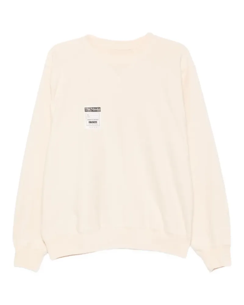 KURO Pullover mit Logo-Patch - Nude Nude