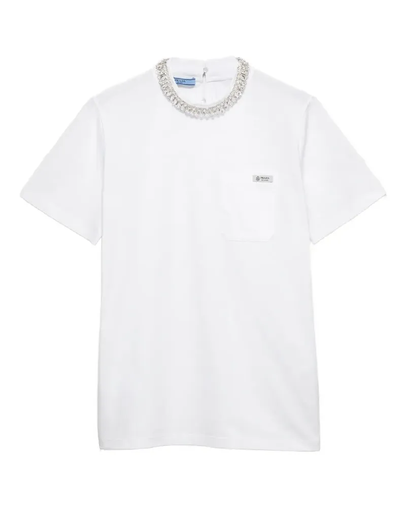 Prada cotton T-shirt - Weiß Weiß
