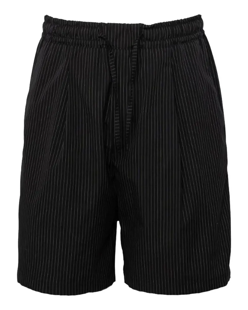Low Brand striped cotton shorts - Schwarz Schwarz