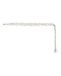 Alessandra Rich Choker mit Kristallverzierung Silber