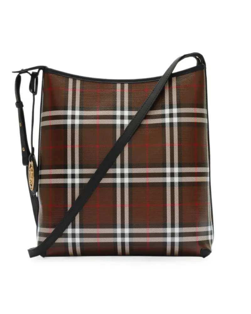 Burberry Kleine Check Schultertasche - Braun Braun