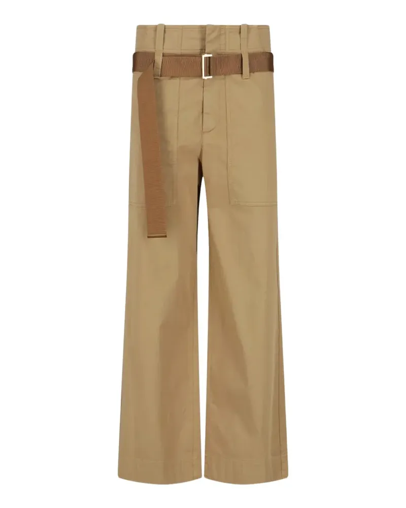Seafarer belted trousers - Nude Nude