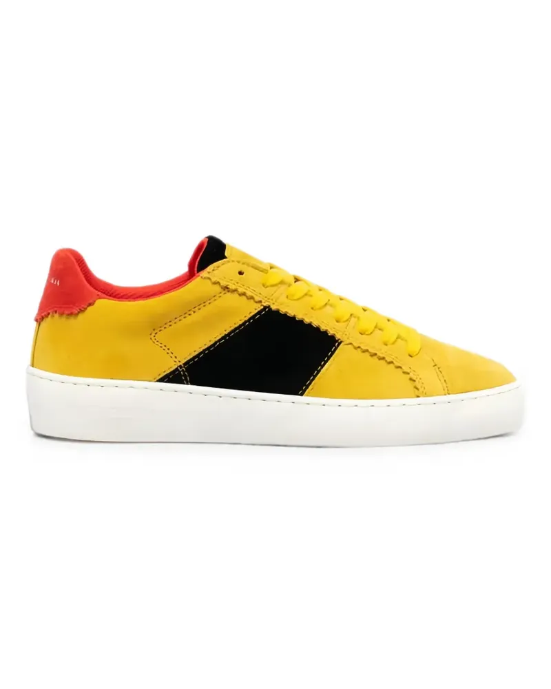 Scotch&Soda Sneakers mit Wildledereinsätzen - Gelb Gelb