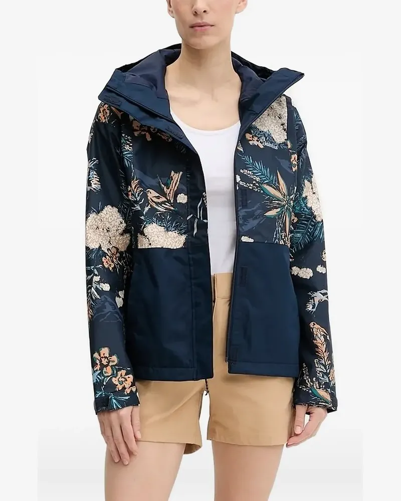 Columbia Sportswear Company Hikebound™ Kapuzenjacke mit Blumen-Print - Blau Blau