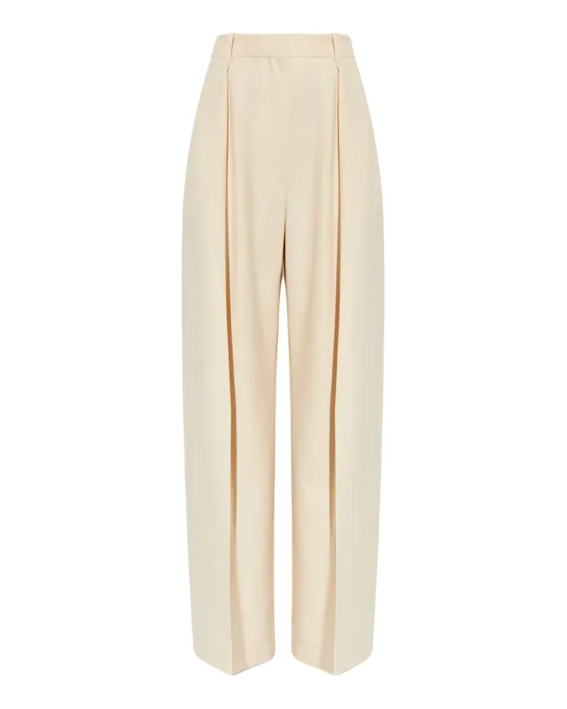 Victoria Beckham pleated trousers - Nude Nude
