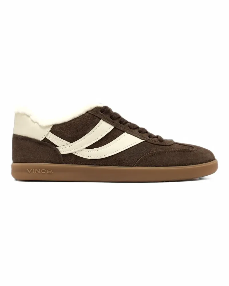 Vince Oasis Sneakers aus Shearling - Braun Braun