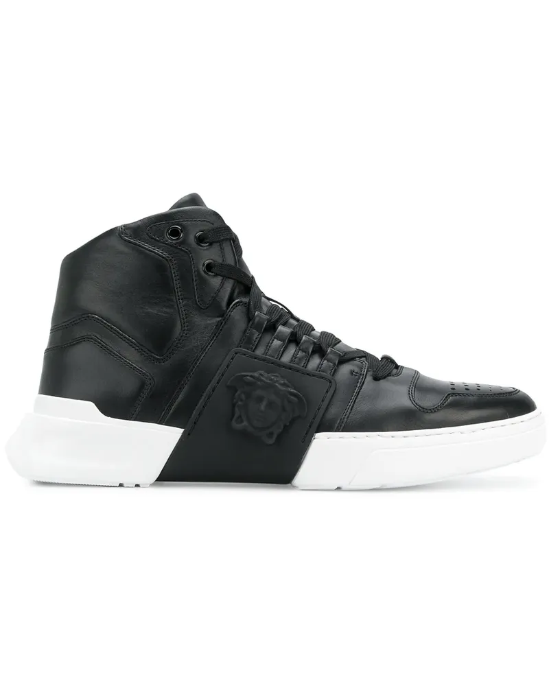 Versace Medusa' High-Top-Sneakers - Schwarz Schwarz