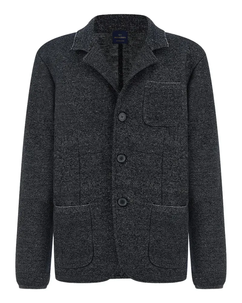 Paul & Shark Gestrickter Blazer - Blau Blau