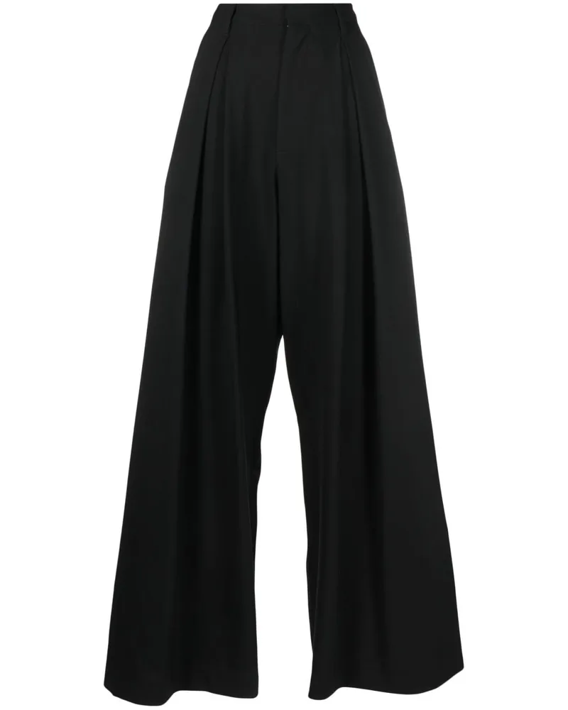 Giuseppe di Morabito Hose mit hohem Bund - Schwarz Schwarz