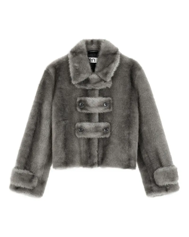 OPEN YY Jacke mit Knebelverschluss - Grau Grau