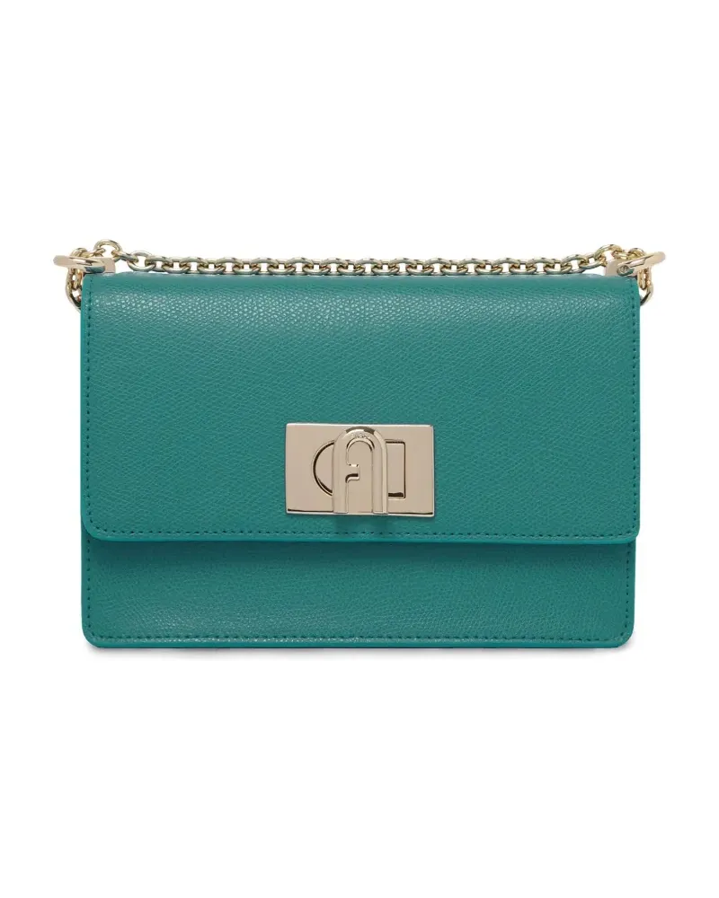 Furla Umhängetasche aus Leder - Blau Blau
